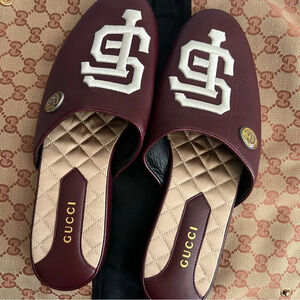 Gucci Women’s MLB SF Giants Calf Skin Leather Loafers Size 6